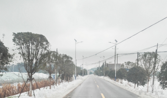 省道S356董家垅-朱新線路口9.3公里，都清理到邊，路面不見雪 高橋鎮(zhèn).jpg